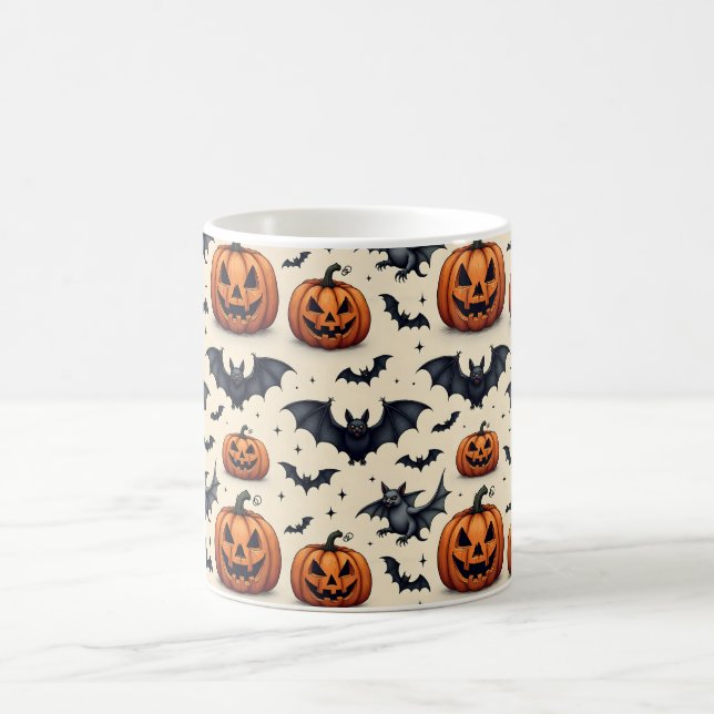 Mug Chauves-souris d'Halloween (Centre)