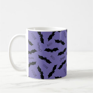 Mug Chauves-souris violettes Halloween