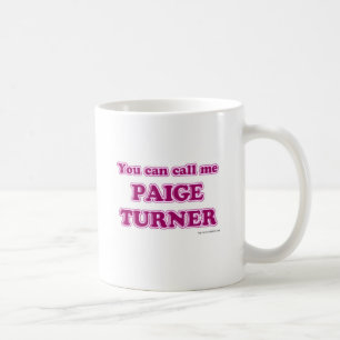 Mug Cheeky Call Me Paige Turner Auteur Slogan