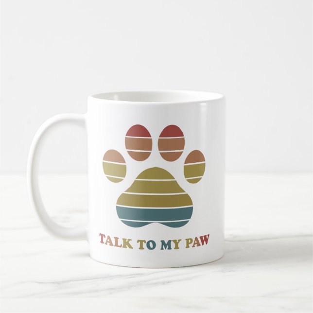 Mug Cheeky Cat Paw Quip (Gauche)