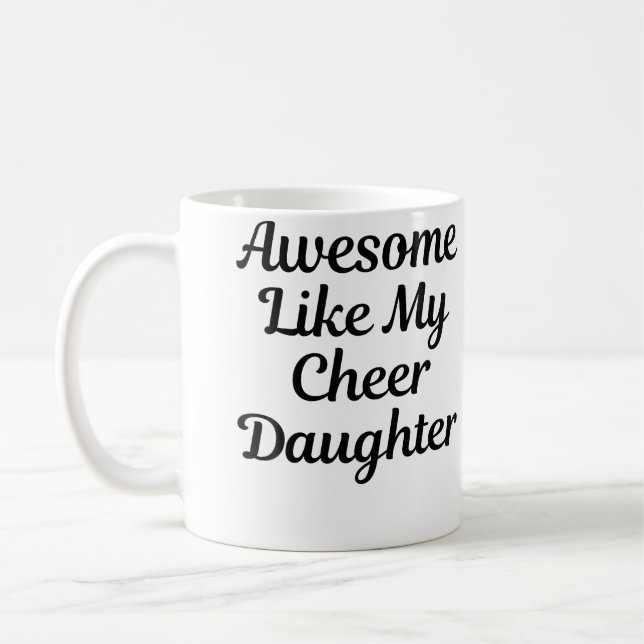 Mug Cheer Dad Mom Cheerleading (Gauche)