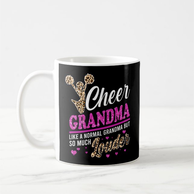 Mug Cheer Grand-Mère Plus Grand Empreinte de léopard V (Gauche)