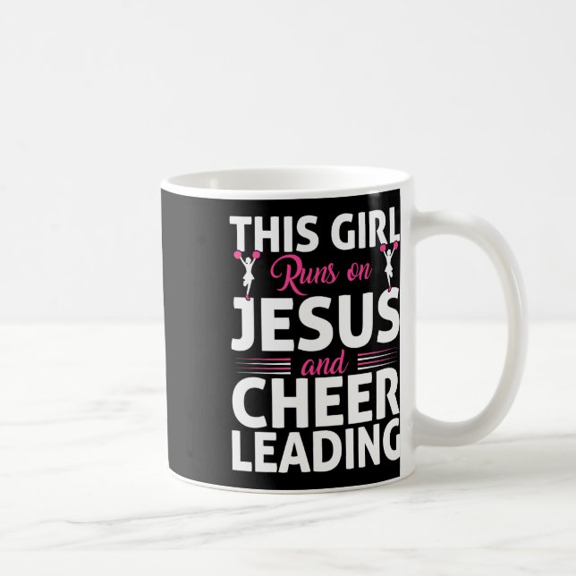 Mug Cheer Menant Jésus Foi Chrétienne Cette Fille (Droite)