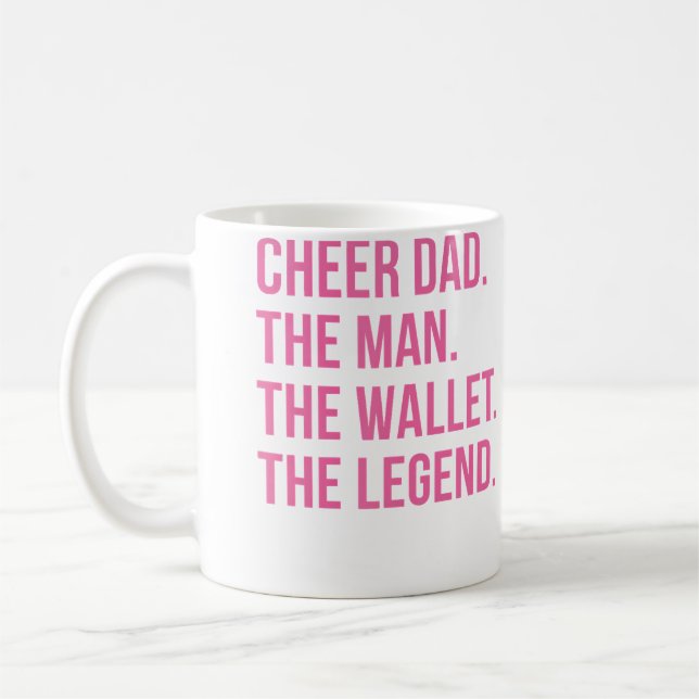 Mug Cheer Papa Pink Cheerleading (Gauche)