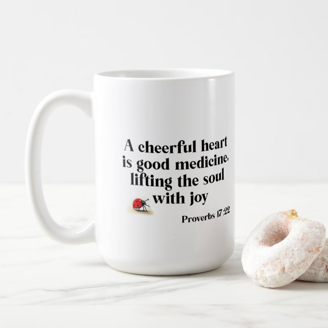 Mug Cheerful Heart (Avec donut)