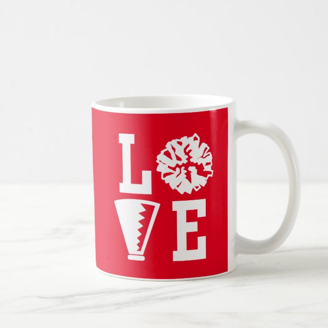 Mug Cheerleader, Red Love cheerleader (Droite)