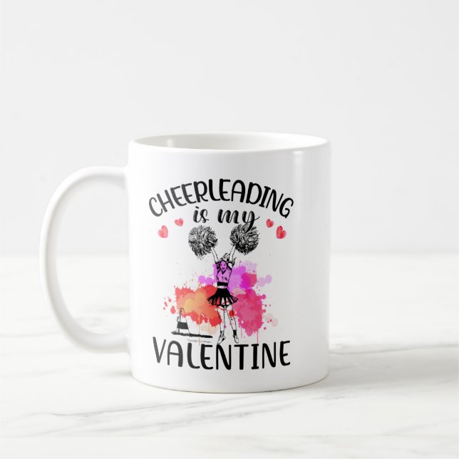 Mug Cheerleading est mon valentin TTA (Gauche)