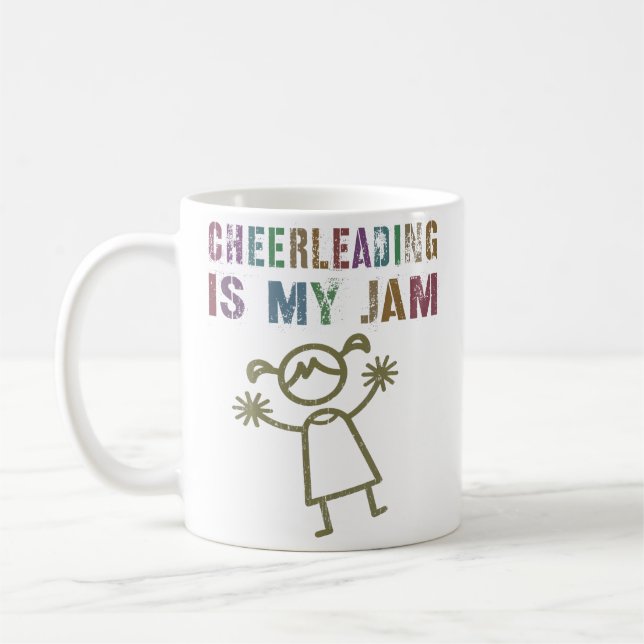 Mug Cheerleading Is My Jam Cheerleading Team (Gauche)