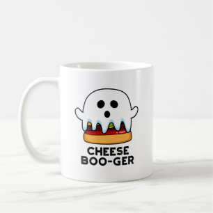 Mug Cheese Boo ger Funny Ghost Cheeseburger Pun