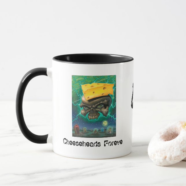Mug Cheeseheads Forever ! (Avec donut)