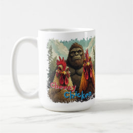 Mug "Cheesy Chicken Selfies Bigfoot" Photo Op