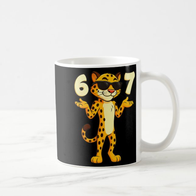 Mug Cheetah 67 Meme Funny Kids Teens Gen Alpha Slang 6 (Droite)