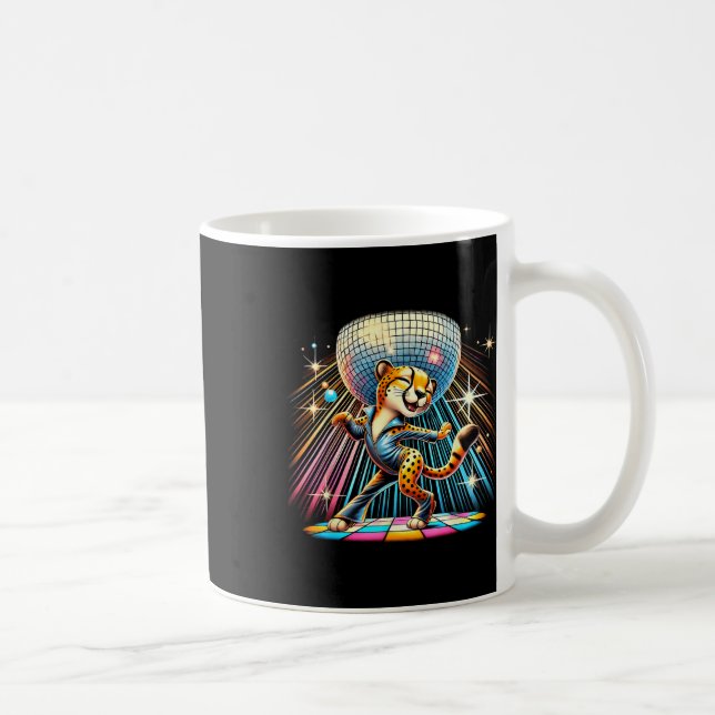 Mug Cheetah esthétique Disco Danseuse Éffrayante Danse (Droite)