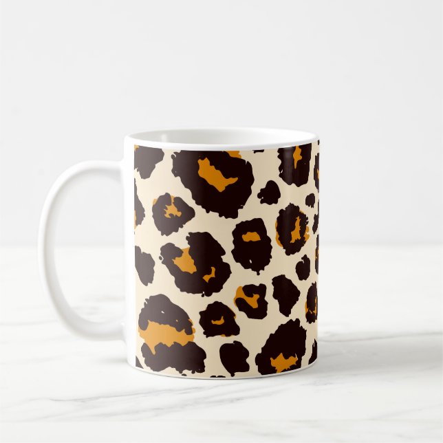 Mug Cheetah Skin, Texture Poster de animal. (Gauche)