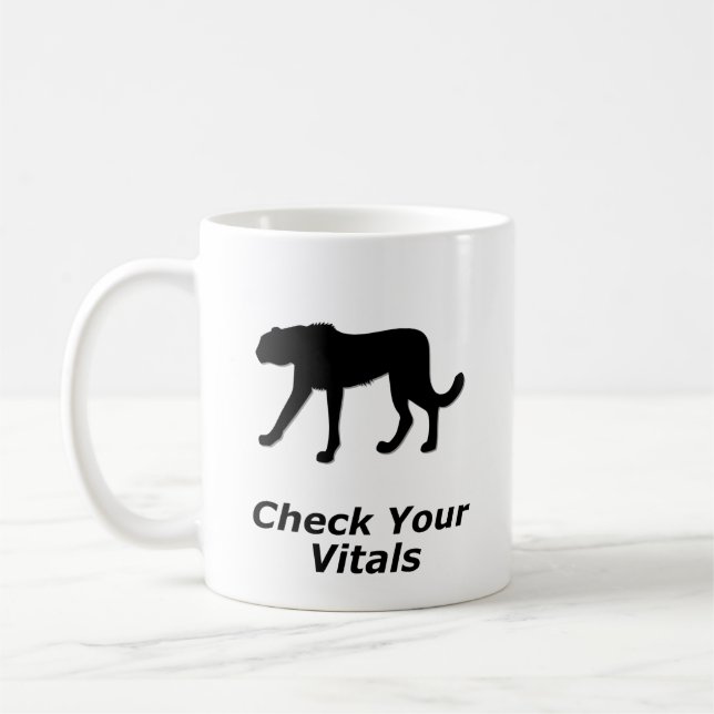 Mug Cheetah Vérifiez vos vitamines (Gauche)