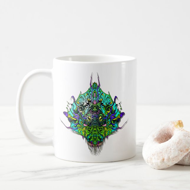 Mug Chef Alien - Aqua (Avec donut)