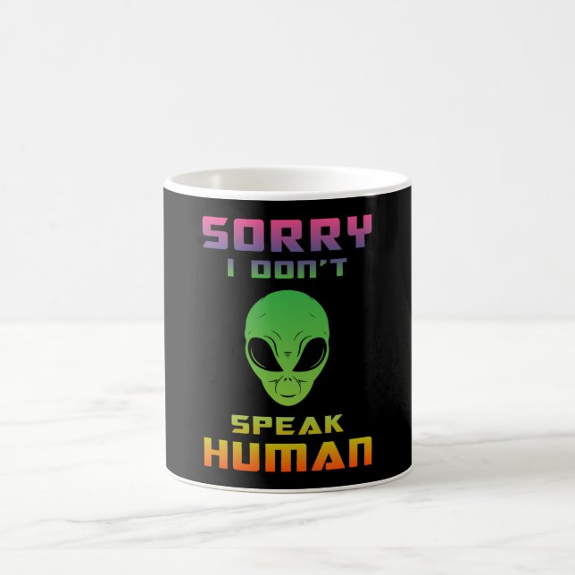 Mug Chef Alien Ufo Espace Aliens 51 Drôle cadeau (Centre)