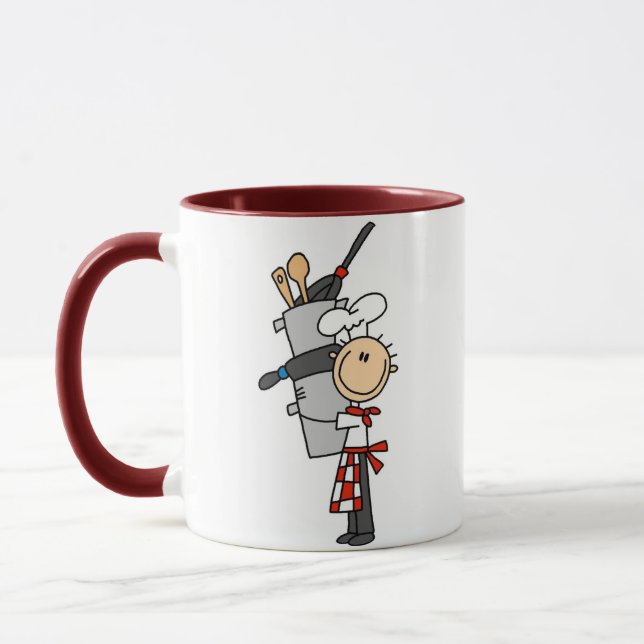 Mug Chef avec casseroles et poêles (Gauche)