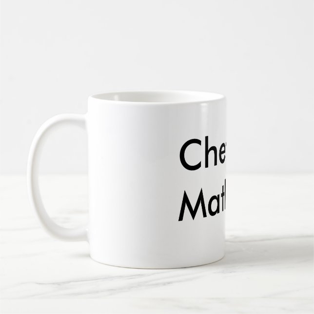 Mug Chef cuisinier ajoute le nom du texte des hommes c (Gauche)