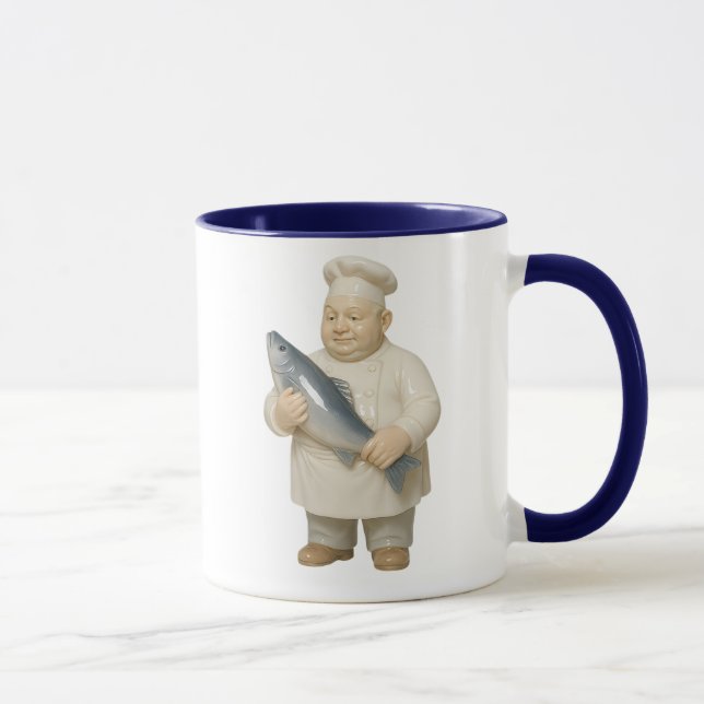 Mug Chef cuisinier et poisson (Droite)