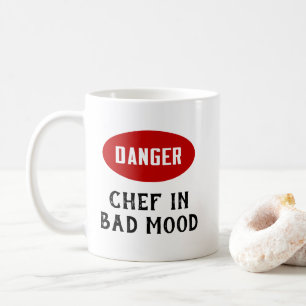 Mug Chef de danger personnalisable dans la mauvaise hu