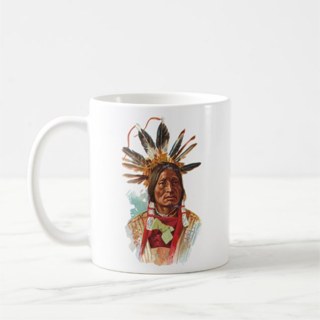 Mug Chef de Sioux de Blackfoot : Beaucoup de klaxons (Gauche)
