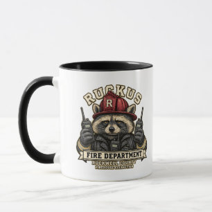 Mug Chef des pompiers de Ruckus Trois radios Me répéte