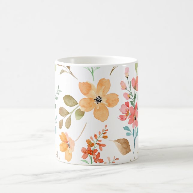 Mug Chef-d'oeuvre de 🎨 Floral : Un boug de fleurs art (Centre)