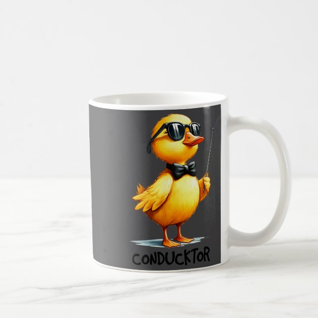 Mug Chef d'orchestre, citation drôle de canard  (Droite)