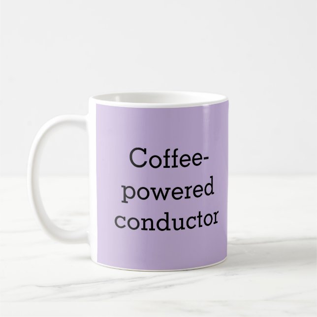 Mug Chef d'orchestre propulsé par le café (Gauche)