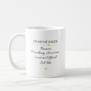 Mug Chef du devis du bureau des ventes