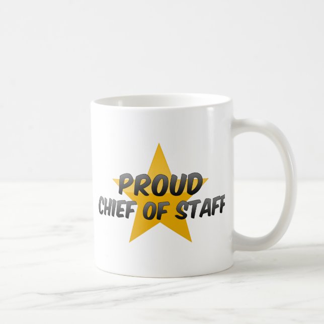 Mug Chef du personnel fier (Droite)