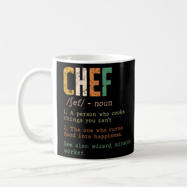 Mug Chef est une personne qui cuisine des choses que v (Gauche)