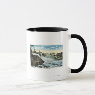 Mug Chef indien et vieil homme de la vue d'automnes