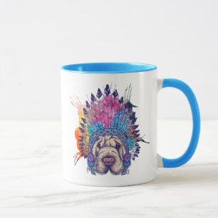 Mug Chef indien indigène de Sharpei