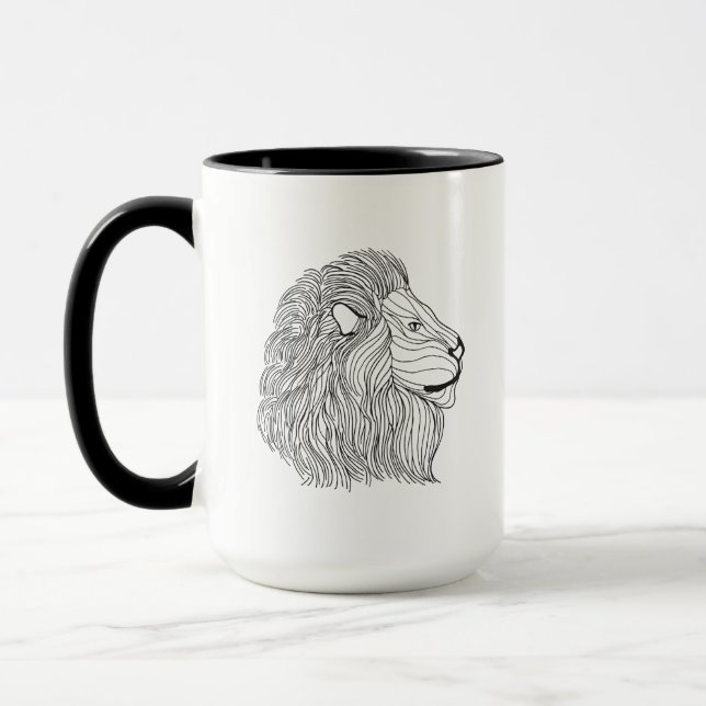Mug Chef inspiré 5 de lion (Gauche)