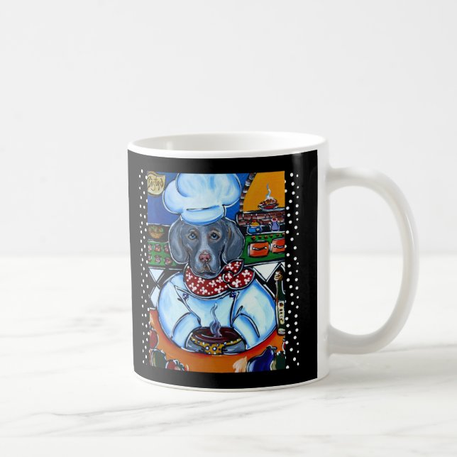Mug Chef Weimaraner (Droite)