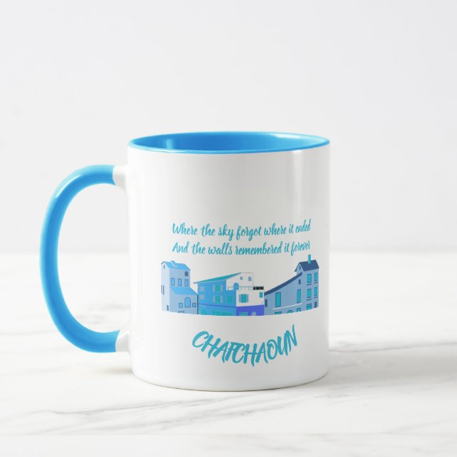 Mug Chefchaouen Quote T-Shirt (Gauche)