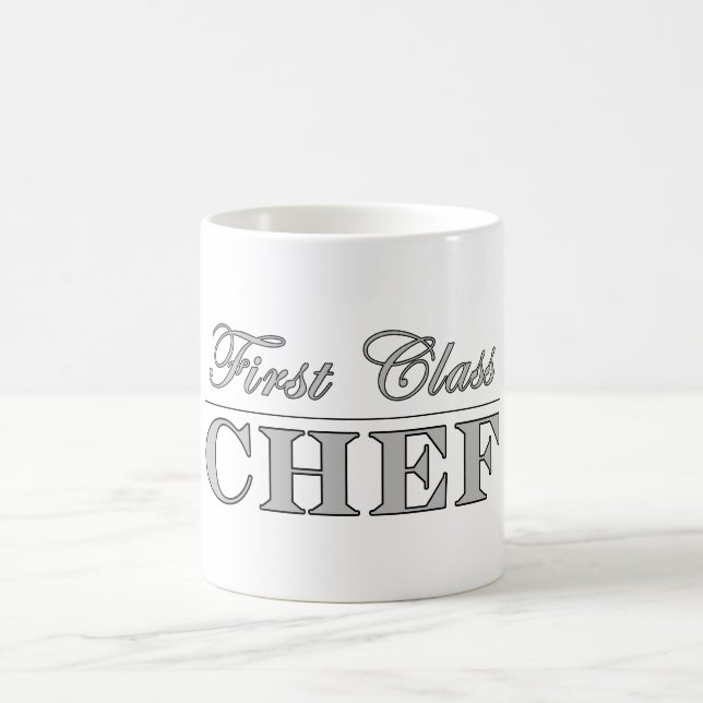 Mug Chefs élégants d'amusement : Chef de première (Centre)