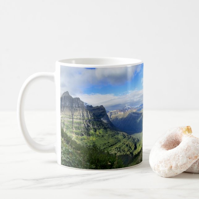 Mug Chemin de fer - Parc national des Glaciers (Avec donut)