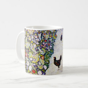 Mug Chemin de jardin avec poulets, Gustav Klimt