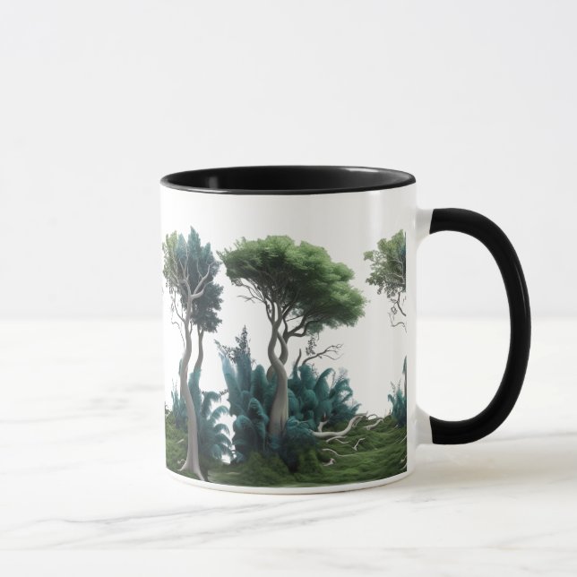 Mug Chemin de la forêt mystique - Bande dessinée inspi (Droite)