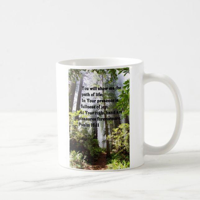 Mug Chemin de psaume de la vie (Droite)