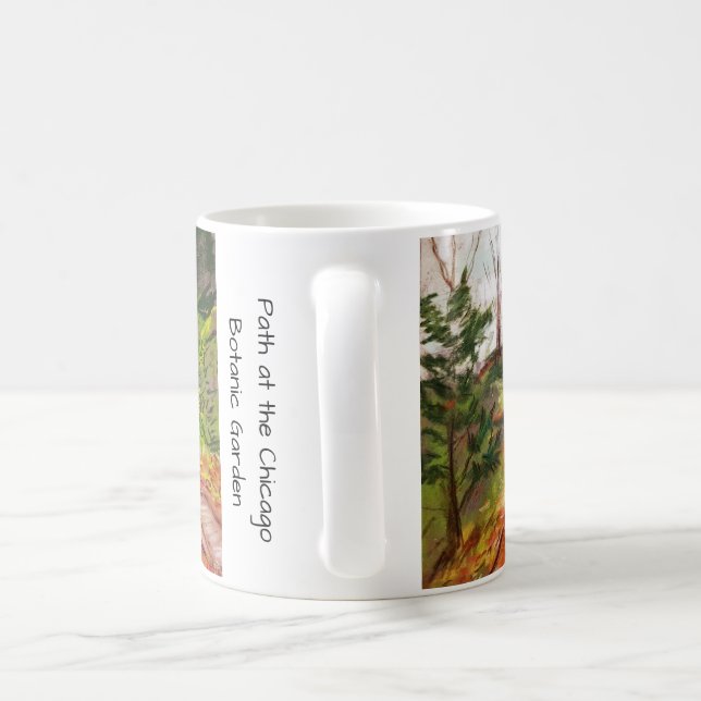 Mug Chemin du jardin botanique de Chicago (Poignée)