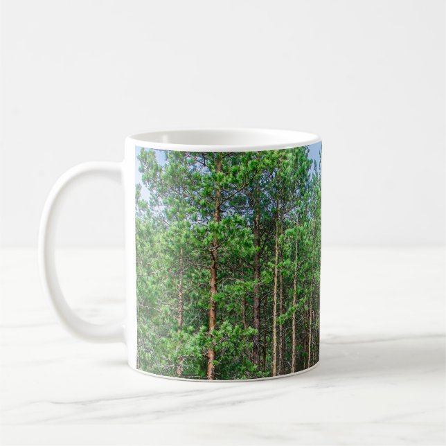 Mug Chemin en bois dans la pinède (Gauche)