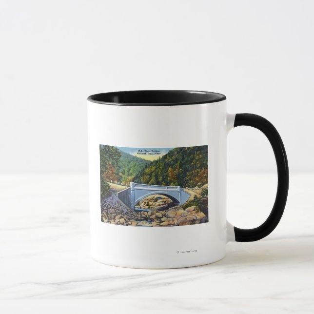 Mug Chemin Mohawk Vue du pont de Cold River (Droite)