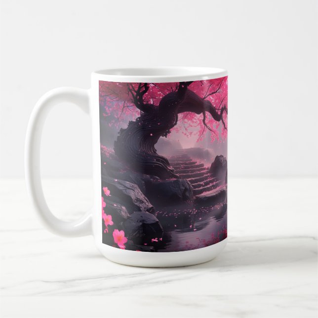 Mug Chemin Mysical De Fleur De Cerisier - Escalier Enc (Gauche)
