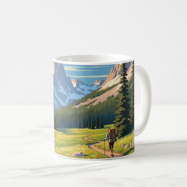 Mug Chemin Pacific Crest (Devant droit)