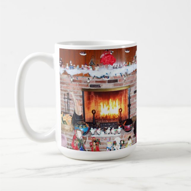 MUG CHEMINÉE DE NOËL  (Gauche)