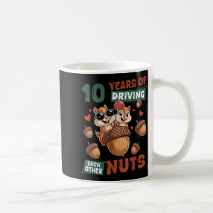 Mug Chemise 10 ans d'anniversaire de mariage 10 Couple